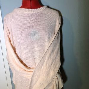 Light pink boohoo side split sweater - size 4x